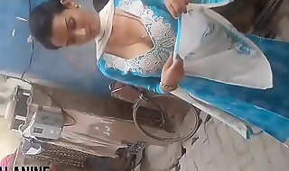 Hot indian coddle sexy boobs jizzed at her doughtiness