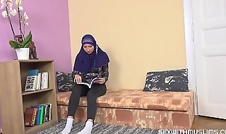 Sexy muslim teacher gives special lesson