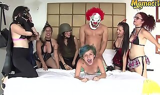 Mamacitaz - siary diaz - halloween crazy sex party with a nasty latina teenager