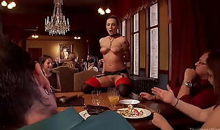 Tied babe served on the dinning table