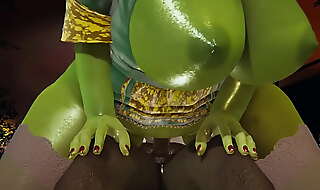 Shrek - princess fiona creampied by orc - 3d porn
