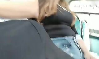 I love grabbing strangers' cocks on the public bus