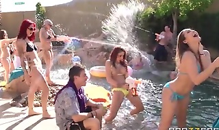 Two sexy ladies getting their soaking wet pussies fucked