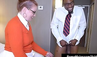 Coal-black Cock Rome Major - Nerdy Anal anent Ginger Reigh!
