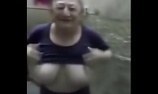 granny deport oneself chunky tits