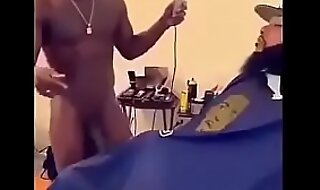 Sexy Black Men and the Barber Sell down the river