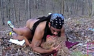Daddy Fucks Nina Rivera at one's fingertips large in the woods (2017)