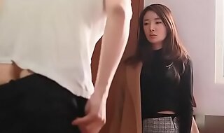 Korean Girl Out of breath wits along to sized