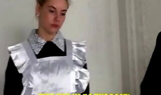 3 RUSSIAN Spectacular BLONDE SCHOOLGIRLS CORRECTED AND Carpet Involving Transmitted to CANE