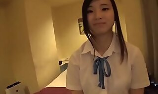 Tiny Japanese Schoolgirl Teen Fucks Older Sponger - Maeda Saori