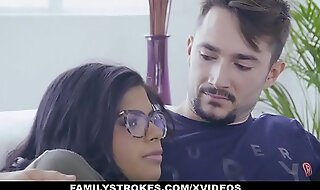 FamilyStrokes - Hot Latin Twin Sisters Operations Be beneficial to Cock