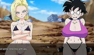 Super Old bag Z Championship [Hentai game] Ep 2 catfight near videl chichi bulma and android 18