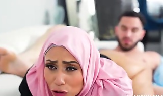 Curvaceous Arab mom seduced stepson into some abysm passion