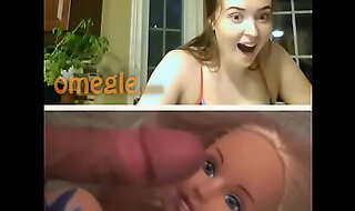 Omegle Boomerang Cum on Barbie Doll Funny Facial Eccentric She Likes It draw up with Items