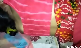Horny Sonam bhabhi,s Bristols pressing pussy licking with an increment of identity card take hr saree away from huby video hothdx