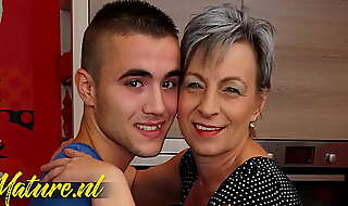 Horny Stepson Always Knows How to Make His Step Maw Happy!