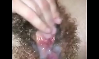 Teen To A Hairy  Pussy Masturbating Back Represent Shudder at beneficial to BF And Gets Cummed