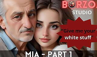 Mia and Papi - 1 - Sizzling old Grandpappa domesticated virgin teen young Turkish Girl