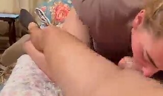 Very sloppy FaceFuck sex with tied hands Foaming Wet Mouth