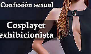 Confesión sexual cosplayer exhibicionista audio en español