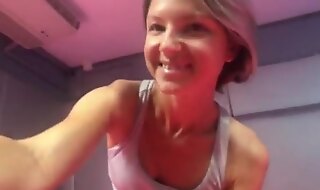 Gina Gerson working out sexy