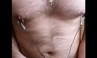 urethral sounding nipple electro stim cum part2